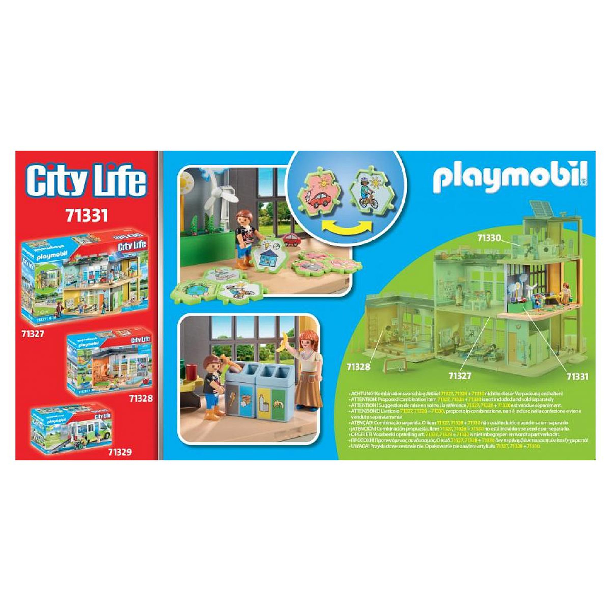 Voir la diapositive 2 : PLAYMOBIL 71331 Classe éducative sur l'écologie