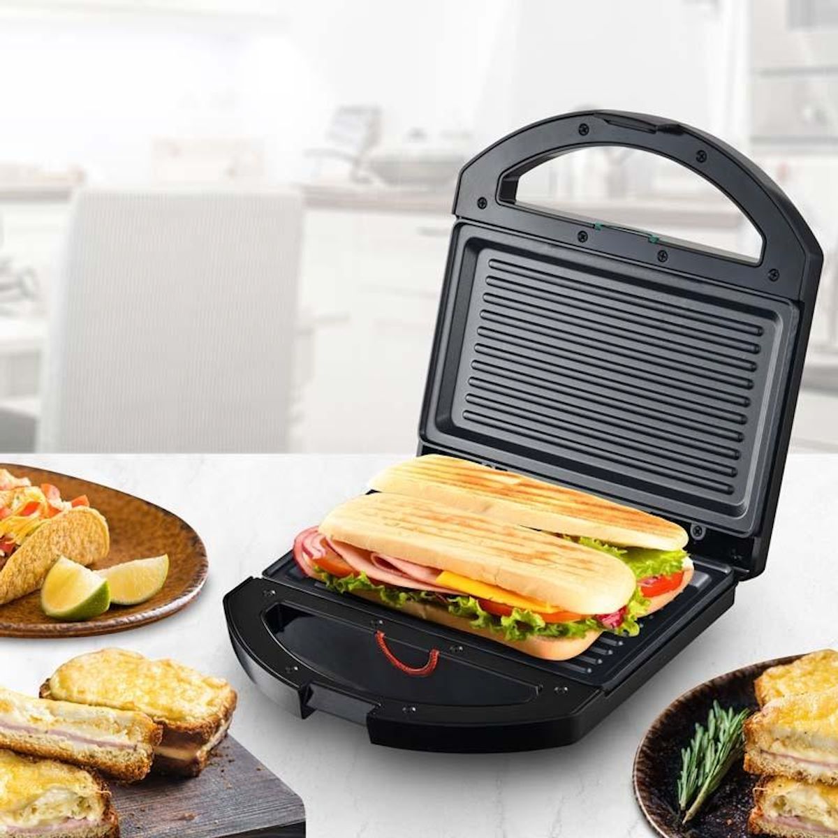 KITCHENCOOK Machine à Panini Grill électrique – K-grill Kitchencook