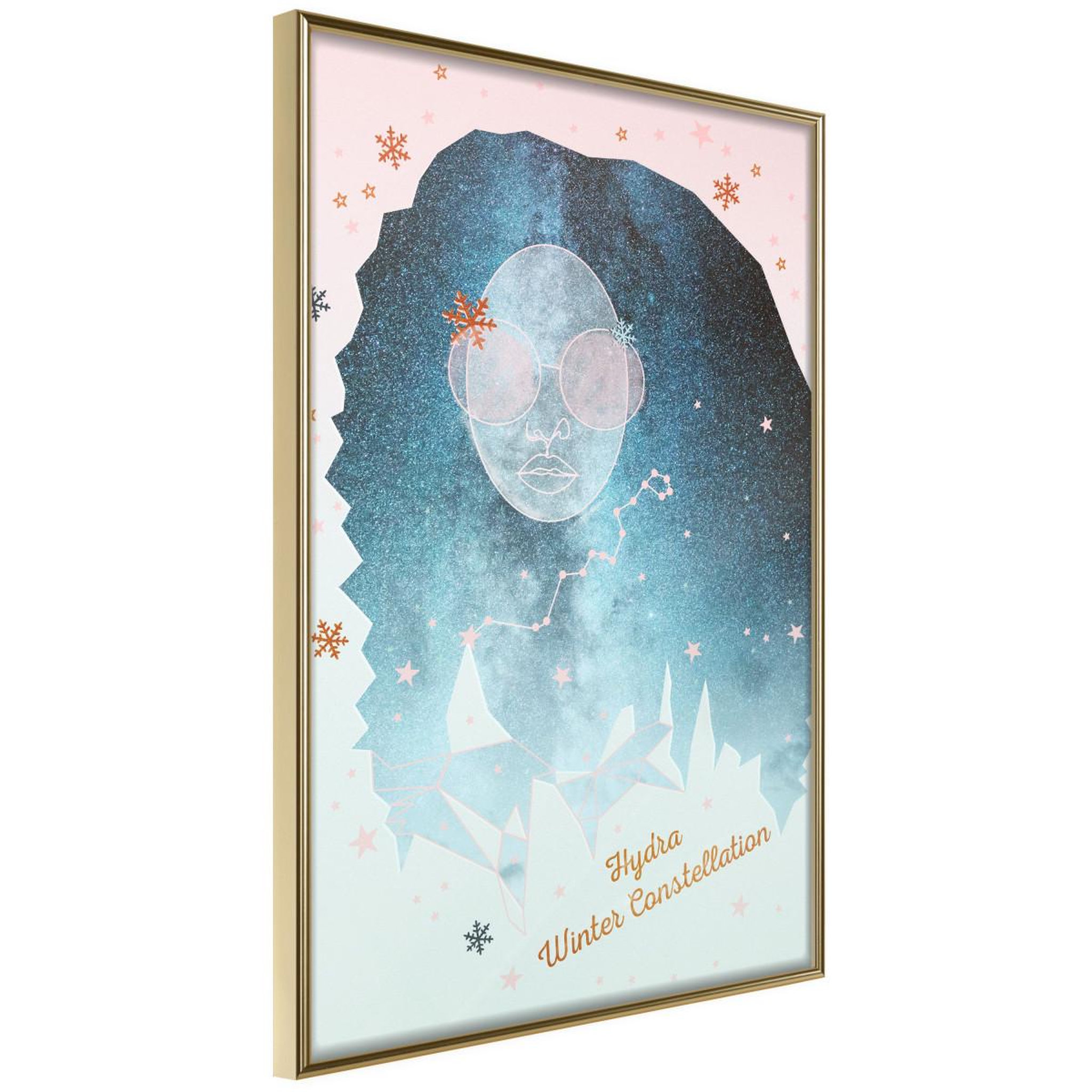 Voir la diapositive 1 : Paris Prix Affiche Murale Encadrée  Winter Constellation