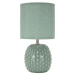 Paris Prix Lampe à Poser en Céramique  Pontus  27cm Turquoise