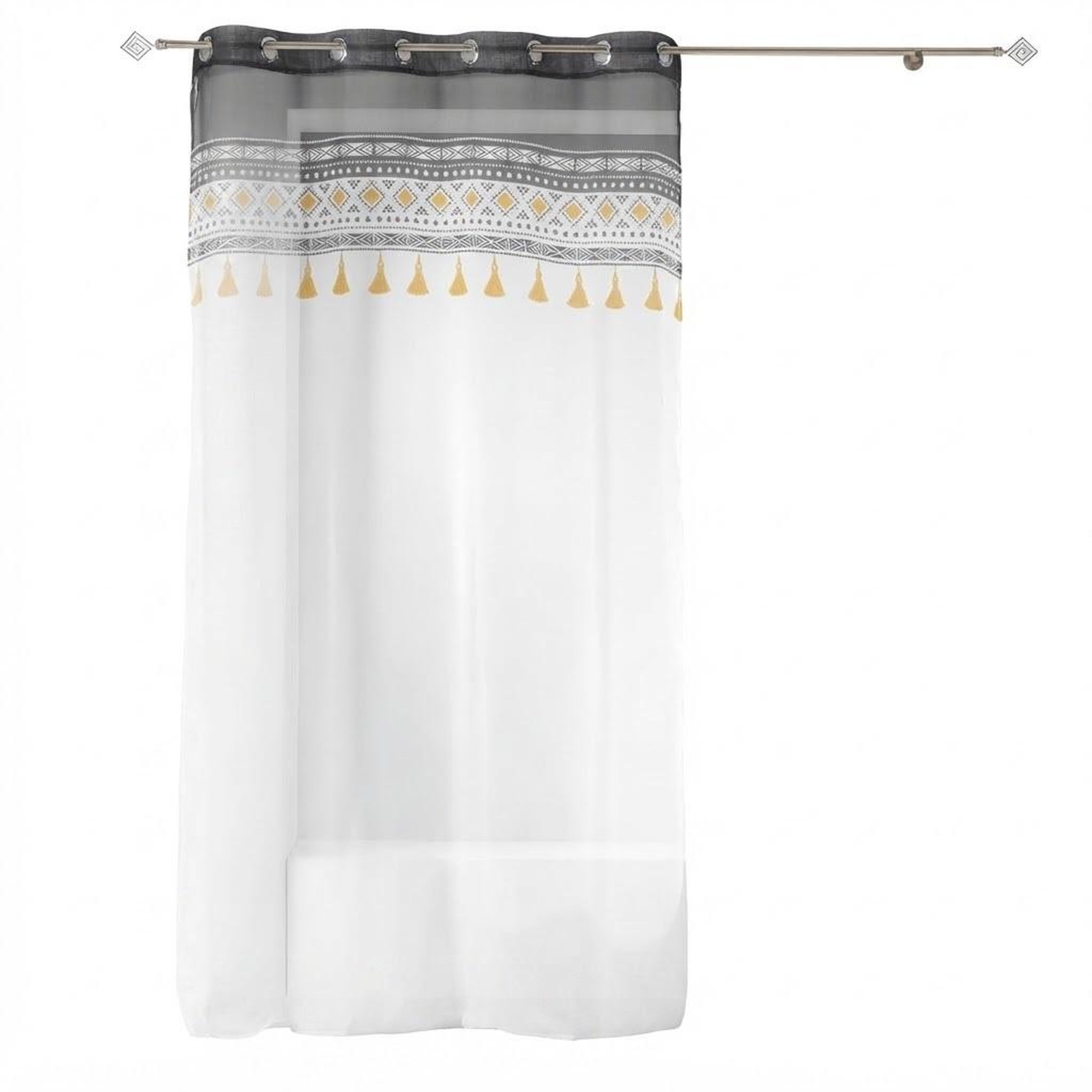 Eden Voilage a oeillets talismanias. Coloris disponibles : Blanc