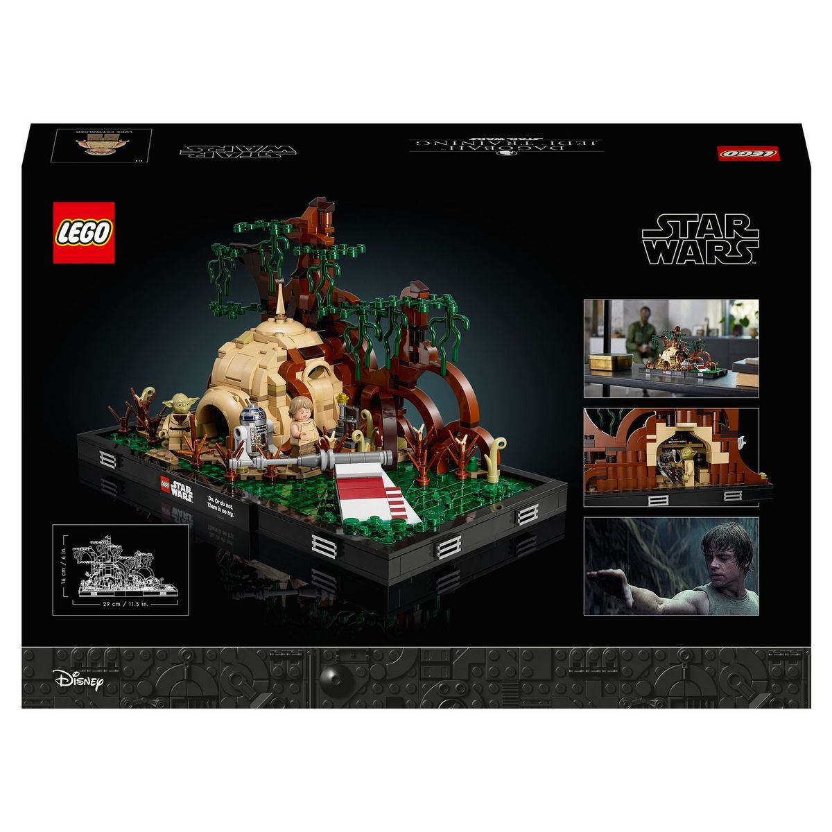 LEGO Star Wars 75330 Diorama de l'Entraînement Jedi sur Dagobah