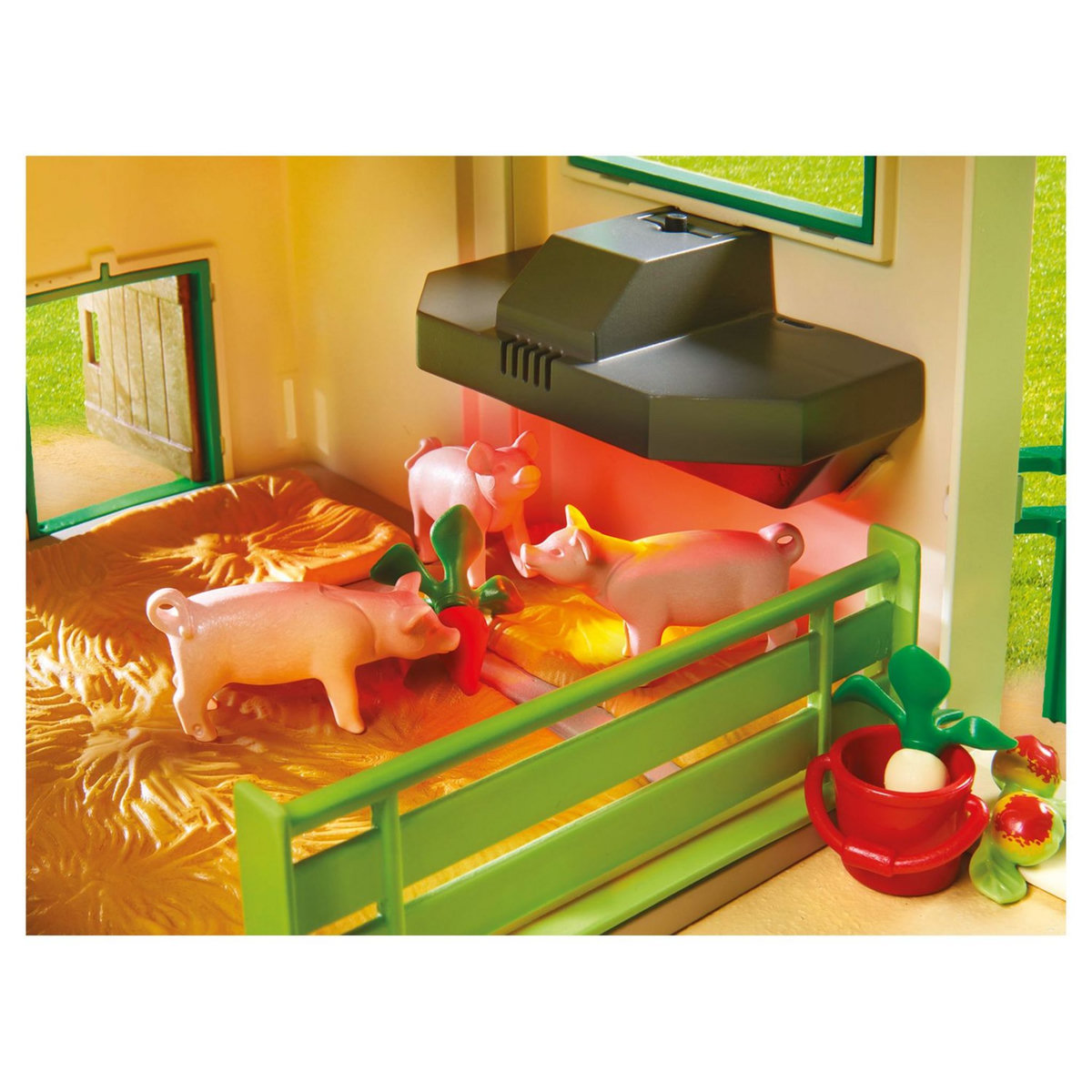 PLAYMOBIL 70132 - Country - Grande ferme avec silo et animaux 