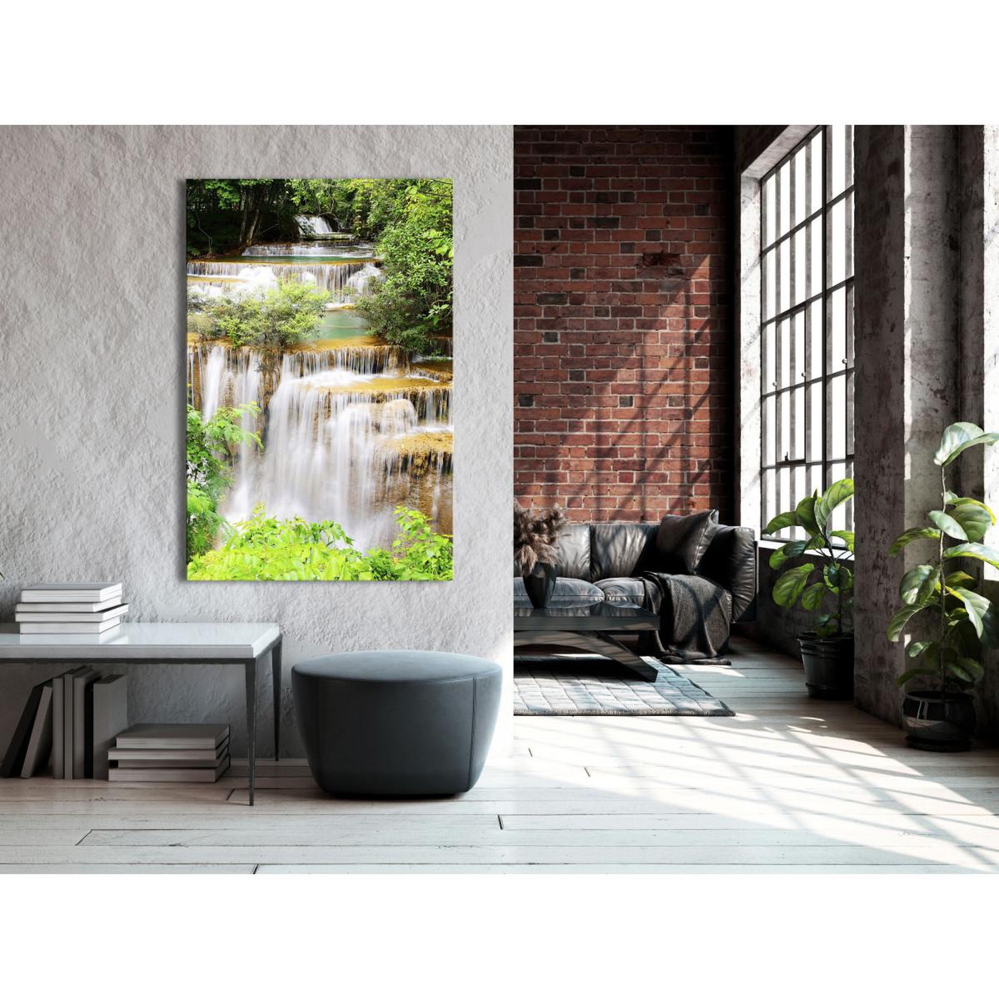 Voir la diapositive 2 : Paris Prix Tableau imprimé  paradise waterfall