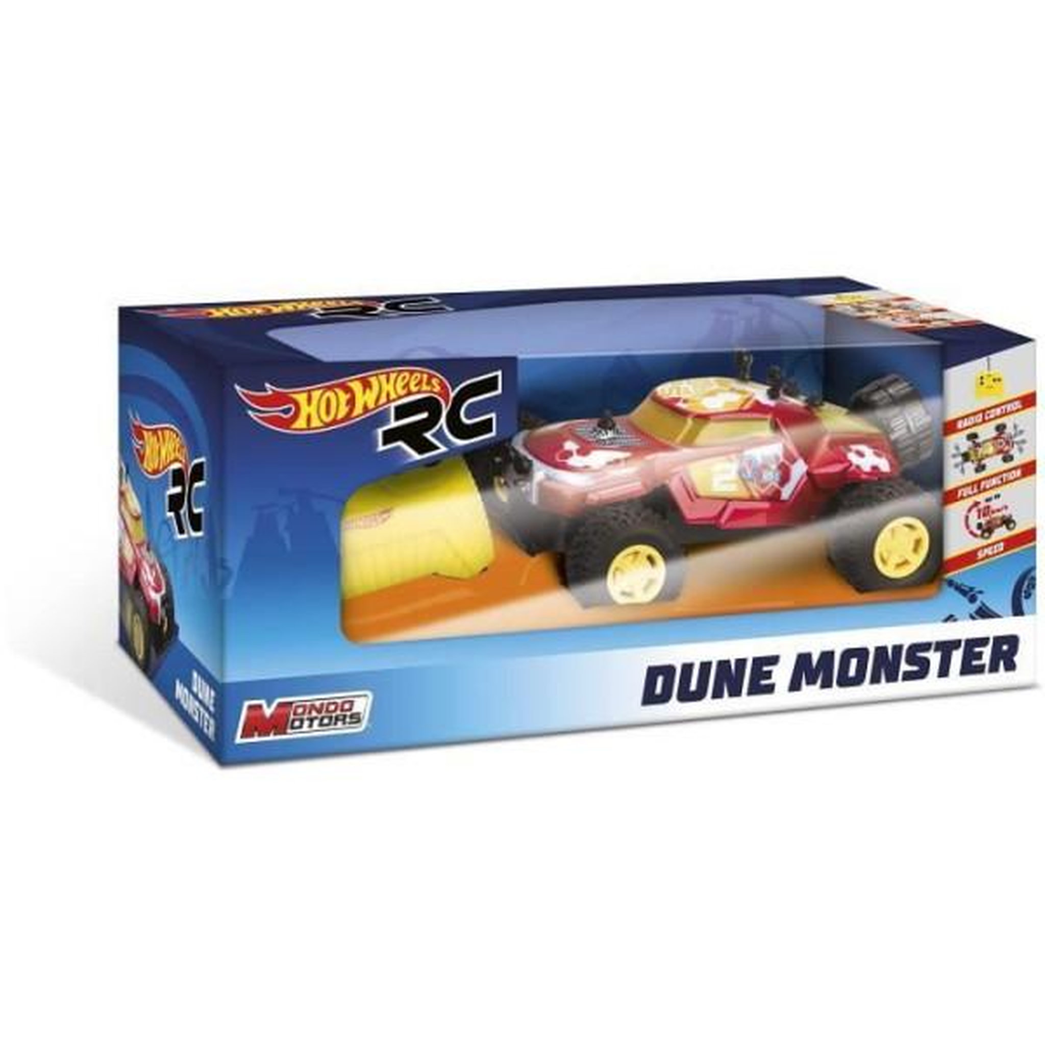 Voir la diapositive 6 : MONDO MOTORS MONDO MOTORS - Véhicule radiocommandé - Hot Wheels Dune Monster - Buggy - 19cm