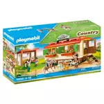 PLAYMOBIL 70510 - Country Box de poney et roulotte 