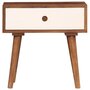 Voir la diapositive 2 : VIDAXL Table de chevet Bois massif de Sesham 45 x 30 x 45 cm