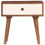 Voir la diapositive 2 : VIDAXL Table de chevet Bois massif de Sesham 45 x 30 x 45 cm
