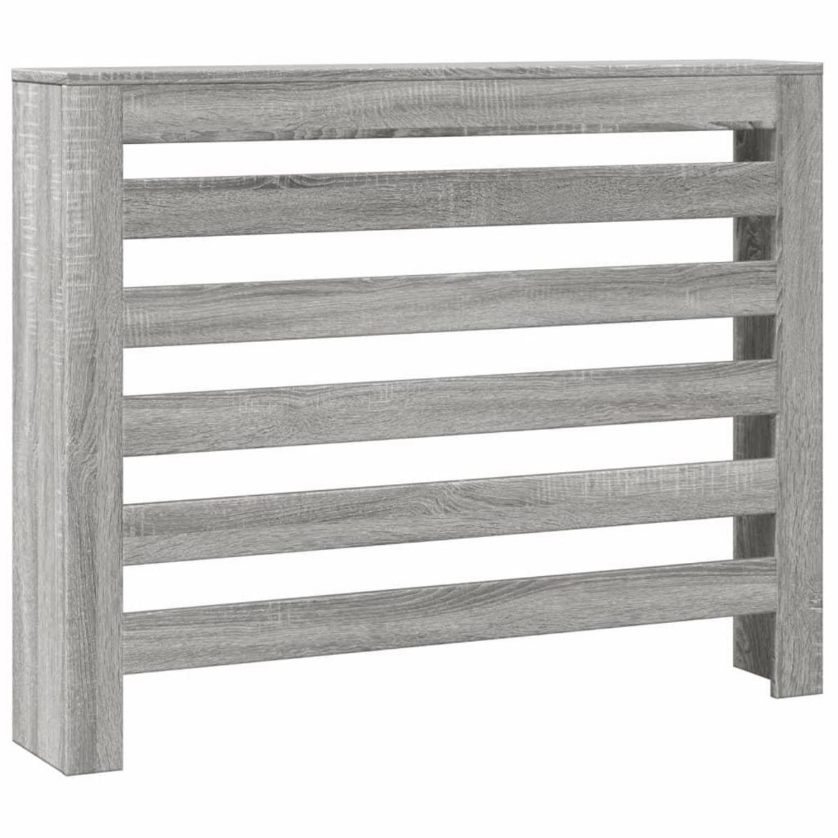 VIDAXL Cache-radiateur sonoma gris 104x20x82 cm bois d'ingenierie