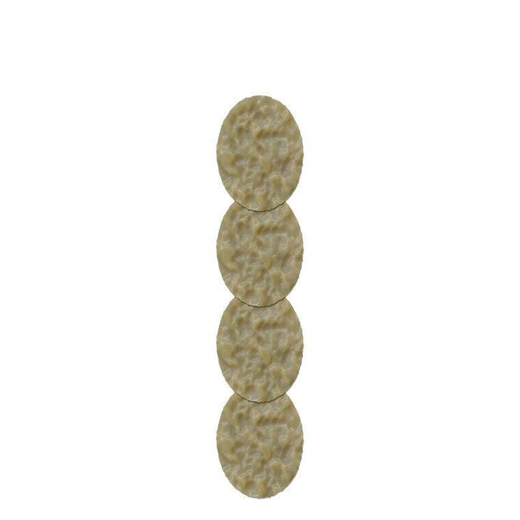 CENTRALE BRICO Lot de 4 patins caoutchouc naturel non adhésif, SCOTCH, diam. 60 mm