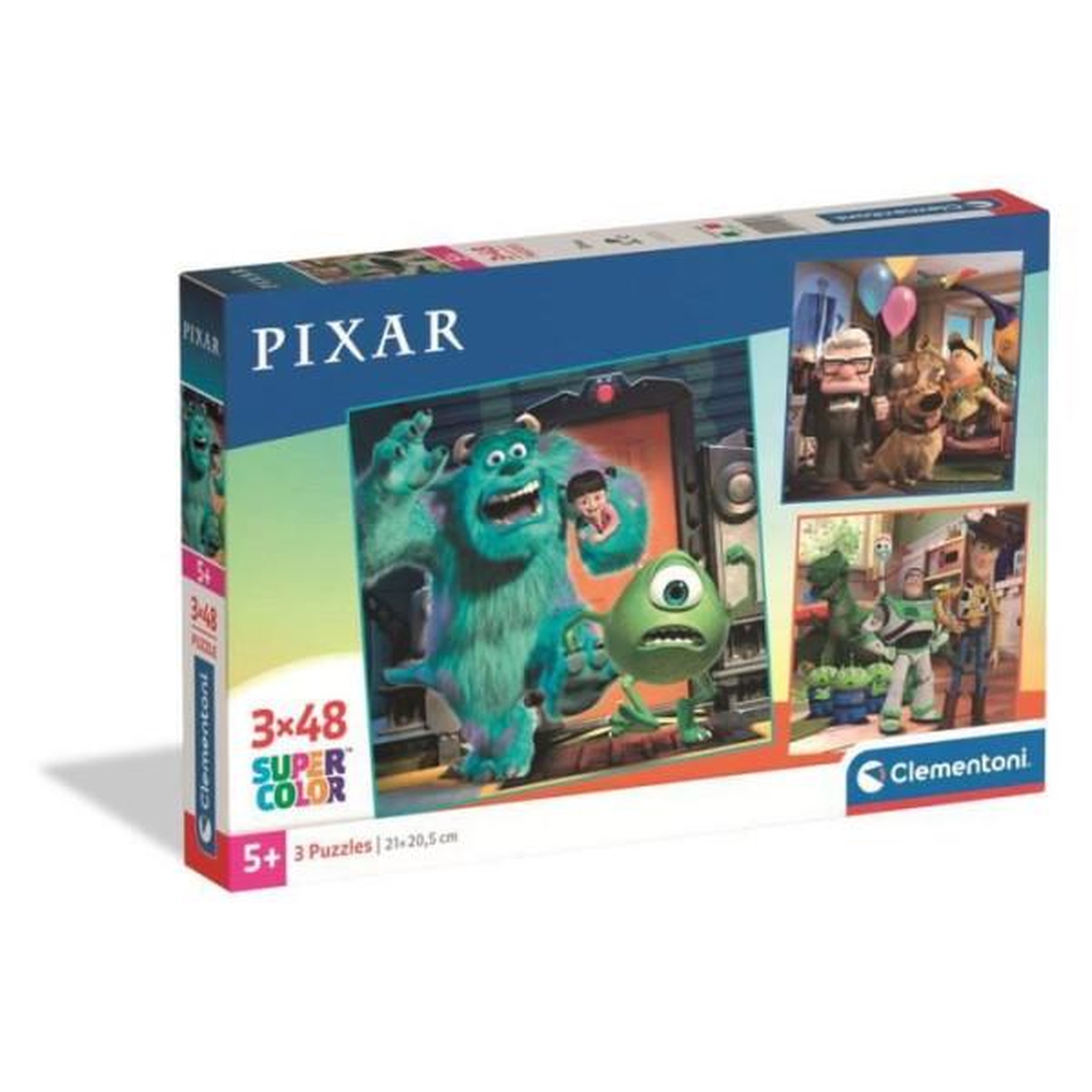 CLEMENTONI Clementoni - 3x48 pieces - disney pixar