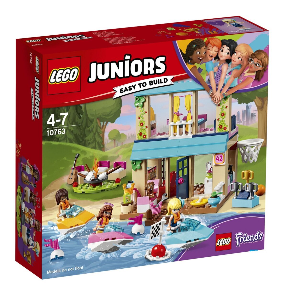 LEGO 10763 Juniors - La maison au bord du lac de Stéphanie 
