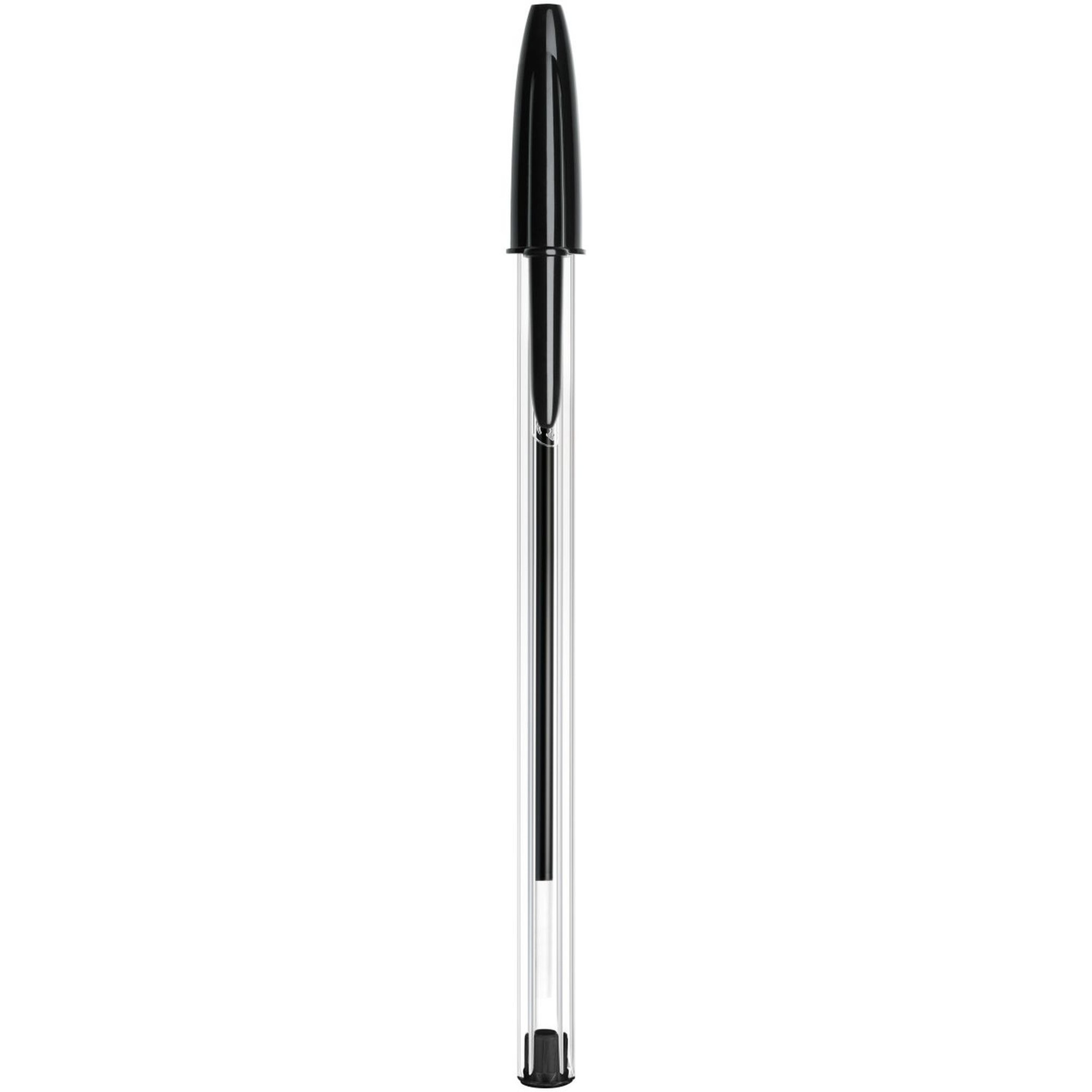 Voir la diapositive 5 : BIC Lot de 10 stylos bille pointe moyenne noir CRISTAL ORIGINAL