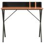 Voir la diapositive 2 : VIDAXL Bureau Noir et marron 80x50x84 cm
