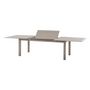 Voir la diapositive 5 : HESPERIDE Table de jardin extensible en aluminium effet bois 12 places ALLURE - Grège et avoine