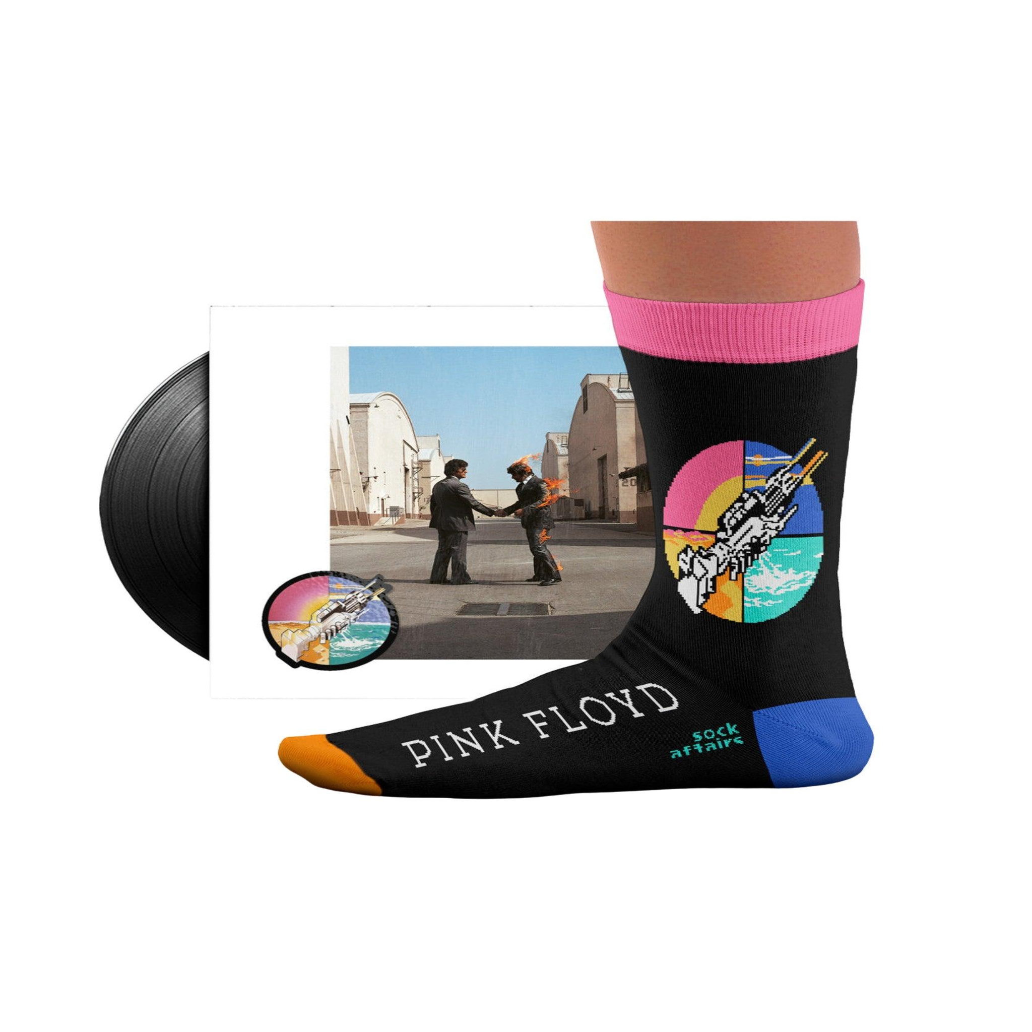Voir la diapositive 3 : SOCK AFFAIRS Chaussettes pink floyd, wish you were here