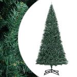 VIDAXL Sapin de Noël artificiel avec support vert 500 cm PVC