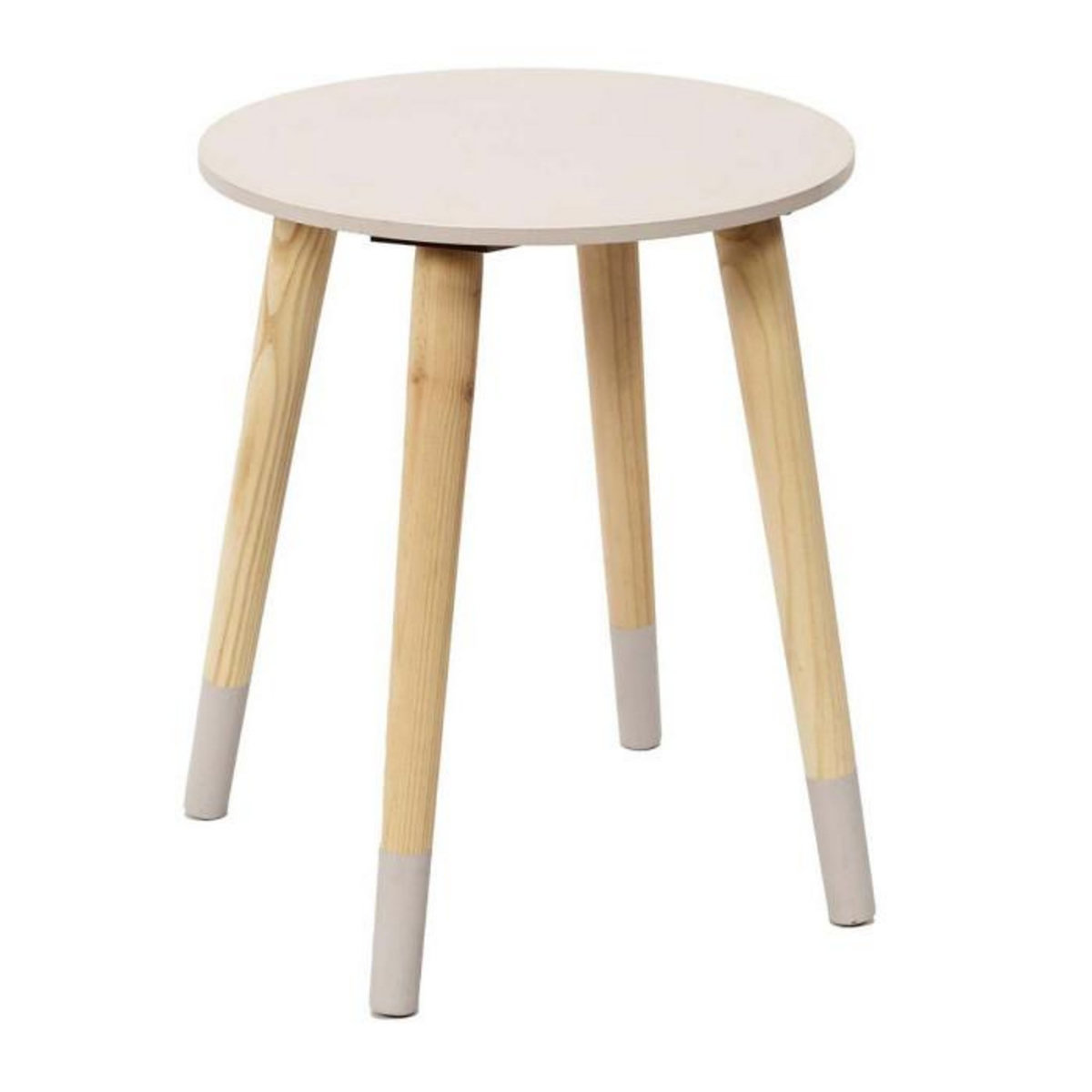 Paris Prix Lot de 2 Tables Gigognes  Bicolore  48cm Rose