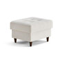 Voir la diapositive 3 : LISA DESIGN Anna - pouf en velours - pieds en bois