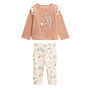 Voir la diapositive 1 : Petit Béguin Pyjama enfant 2 pièces en velours Matcha