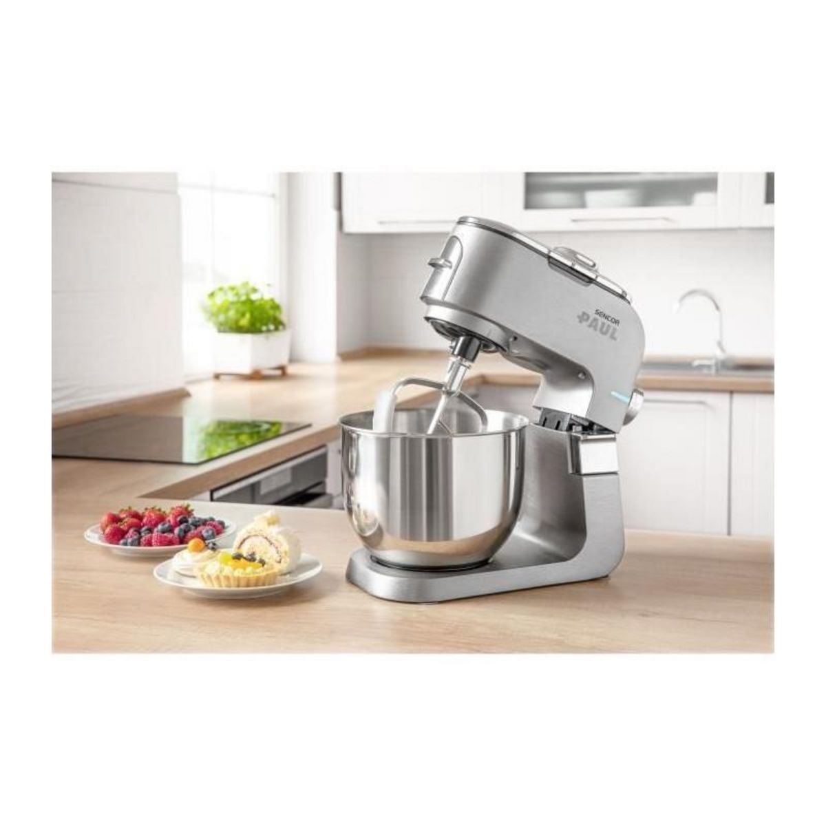 SENCO Robot pâtissier multifonction - SENCOR - STM 7910 - 1500 W - Métal
