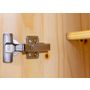 Voir la diapositive 6 : Armoire rustique en pin massif 2 portes  L104cm BASTIAN