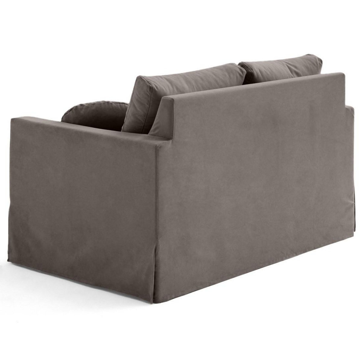 LISA DESIGN Serena - canapé droit déhoussable 2 places en tissu