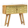 Voir la diapositive 6 : VIDAXL Buffet Bois de manguier massif 90x30x77 cm