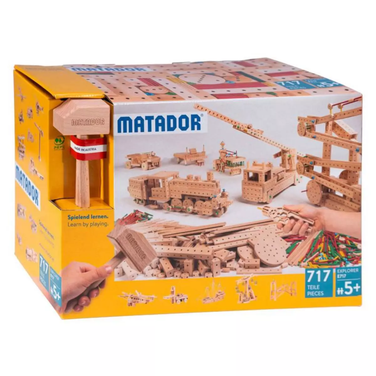 MATADOR Matador Explorer E717 Construction set Wood, 717 pcs.