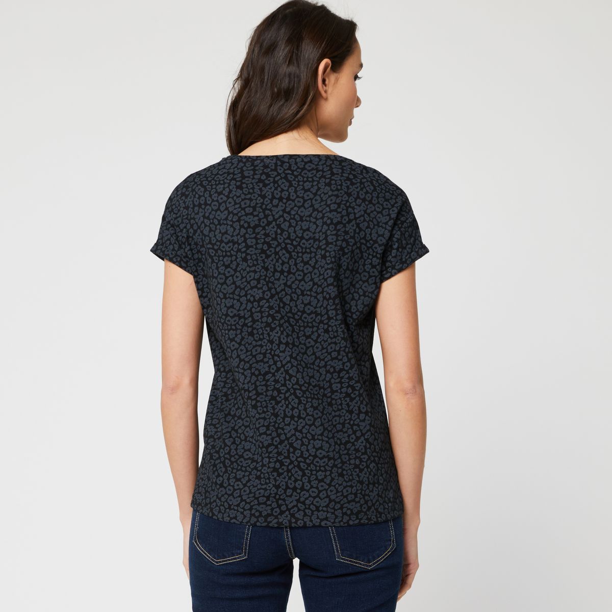 INEXTENSO T-shirt noir femme