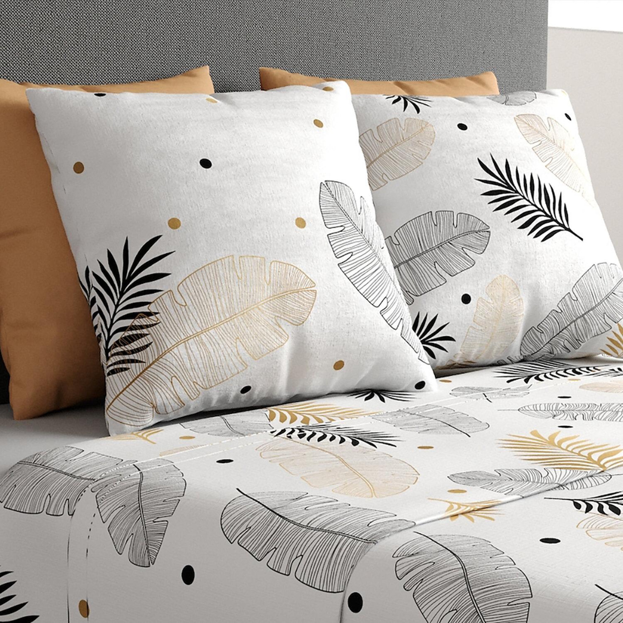 Voir la diapositive 6 : ATELIER DU COTON Parure de drap 100% coton 57fils envole