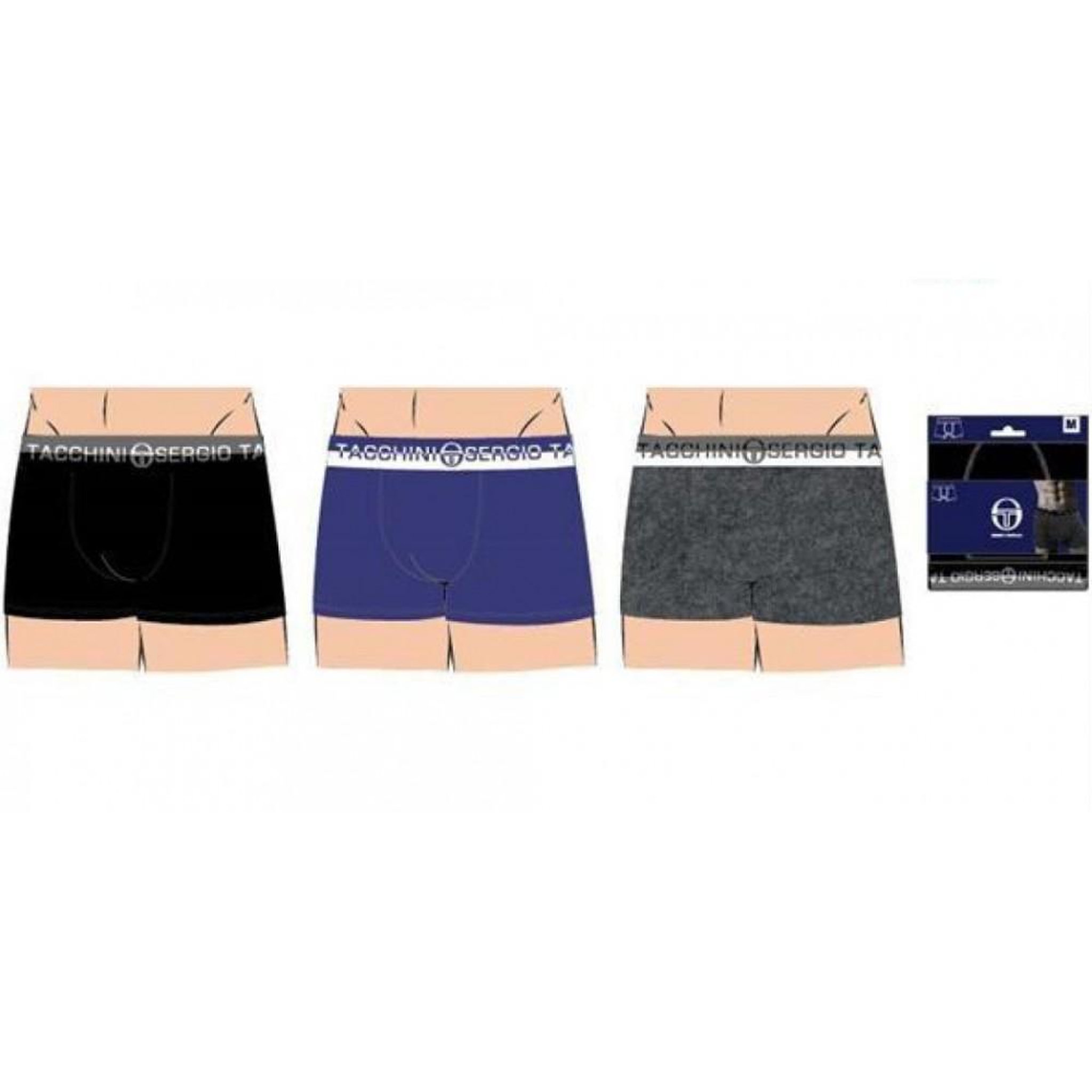Voir la diapositive 5 : SERGIO TACCHINI Boxer Homme SERGIO TACCHINI Lot de 6