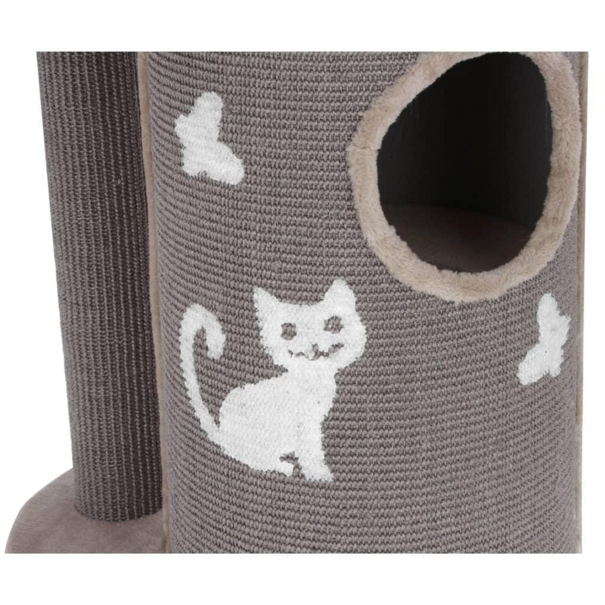 KERBL Kerbl Arbre a chat Tiana 130 cm Gris