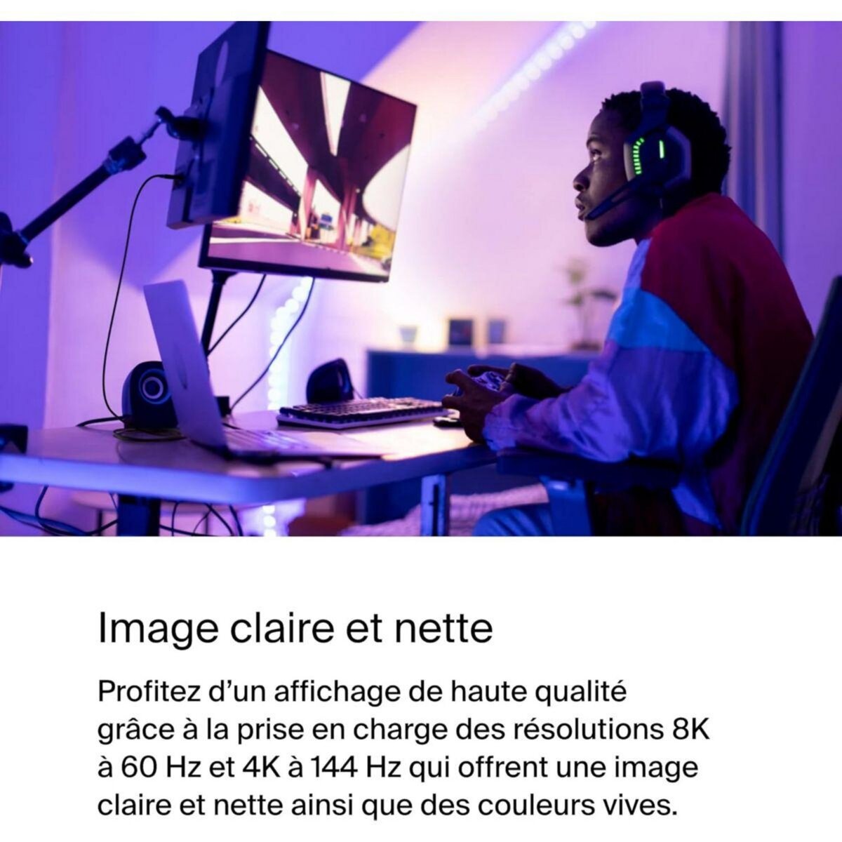 Belkin Connecteur vers DisplayPort 1.4 noir 2M