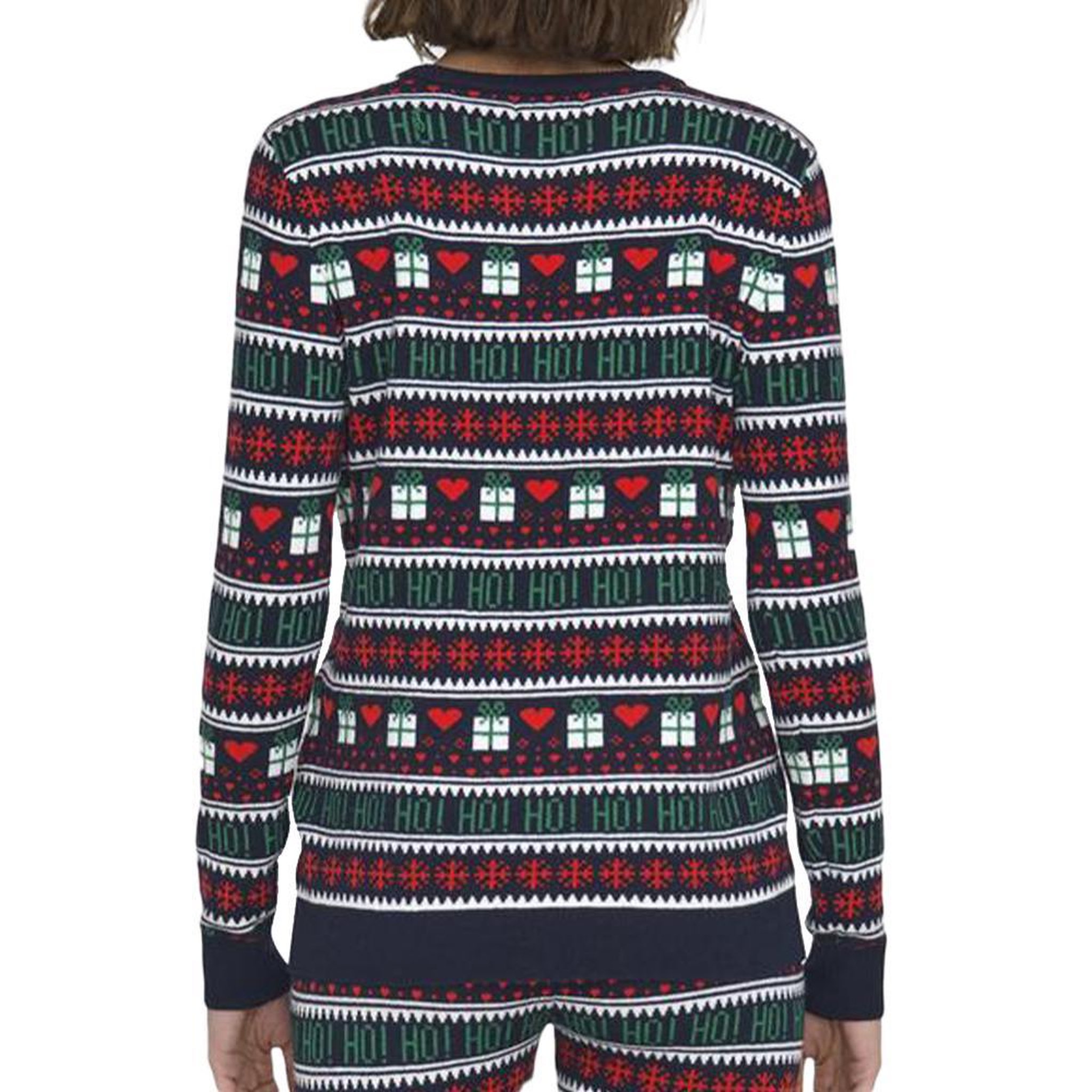 Voir la diapositive 2 : Only Pull de Noël Marine/Rouge Femme Only Xmas
