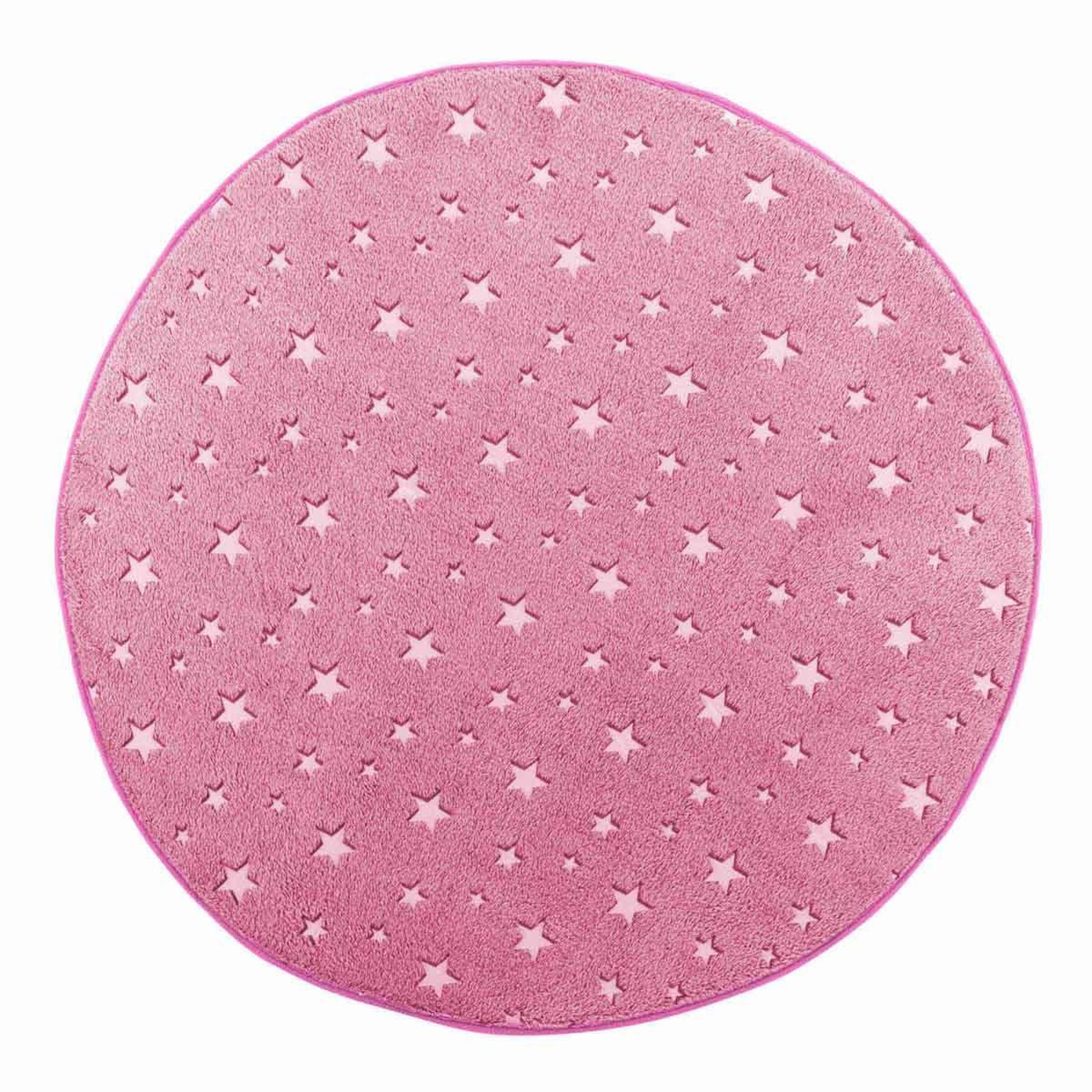 Douceur d'Intérieur Tapis enfant déco  fluo night  90cm fuchsia