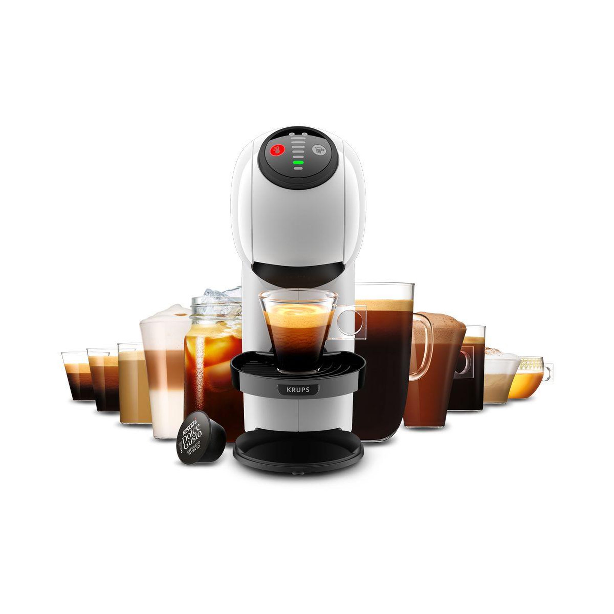 Voir la diapositive 2 : KRUPS Dolce Gusto YY4446FD GENIO S BLANC