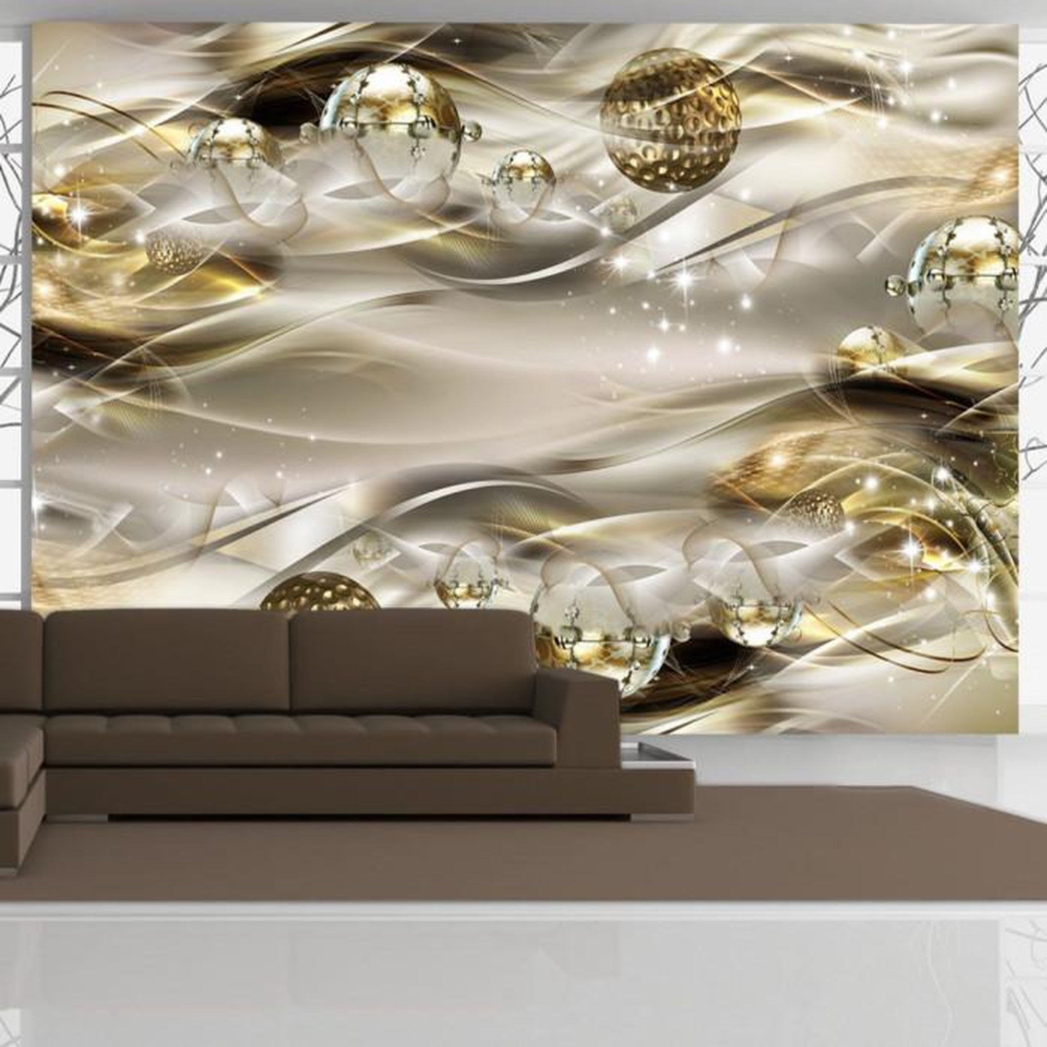 Paris Prix Papier Peint  Golden Nebula. Coloris disponibles : Multicolore