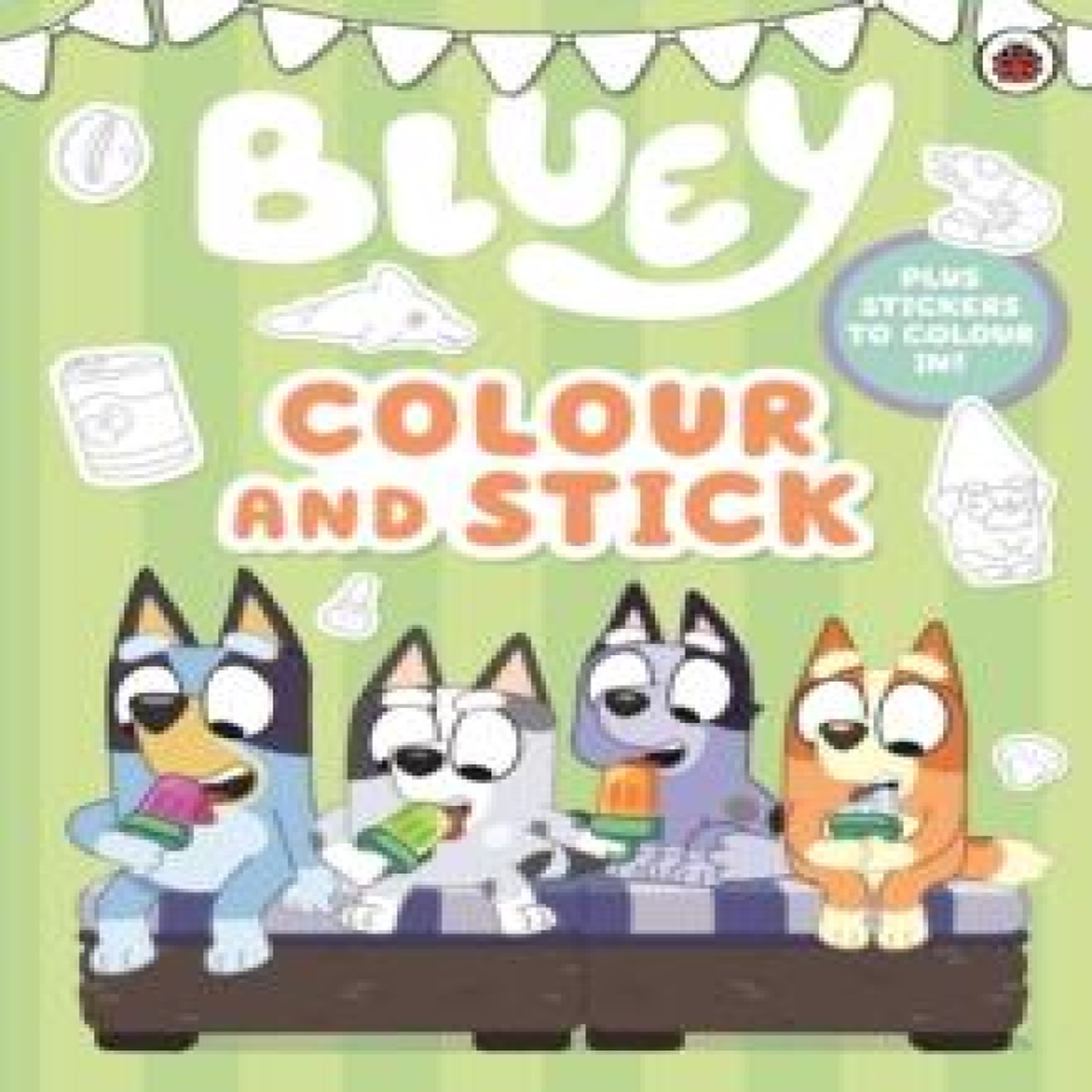 LIVRES Bluey: Colour and Stick