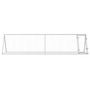 Voir la diapositive 4 : VIDAXL Cage pour poules argente 400x105x91 cm acier galvanise