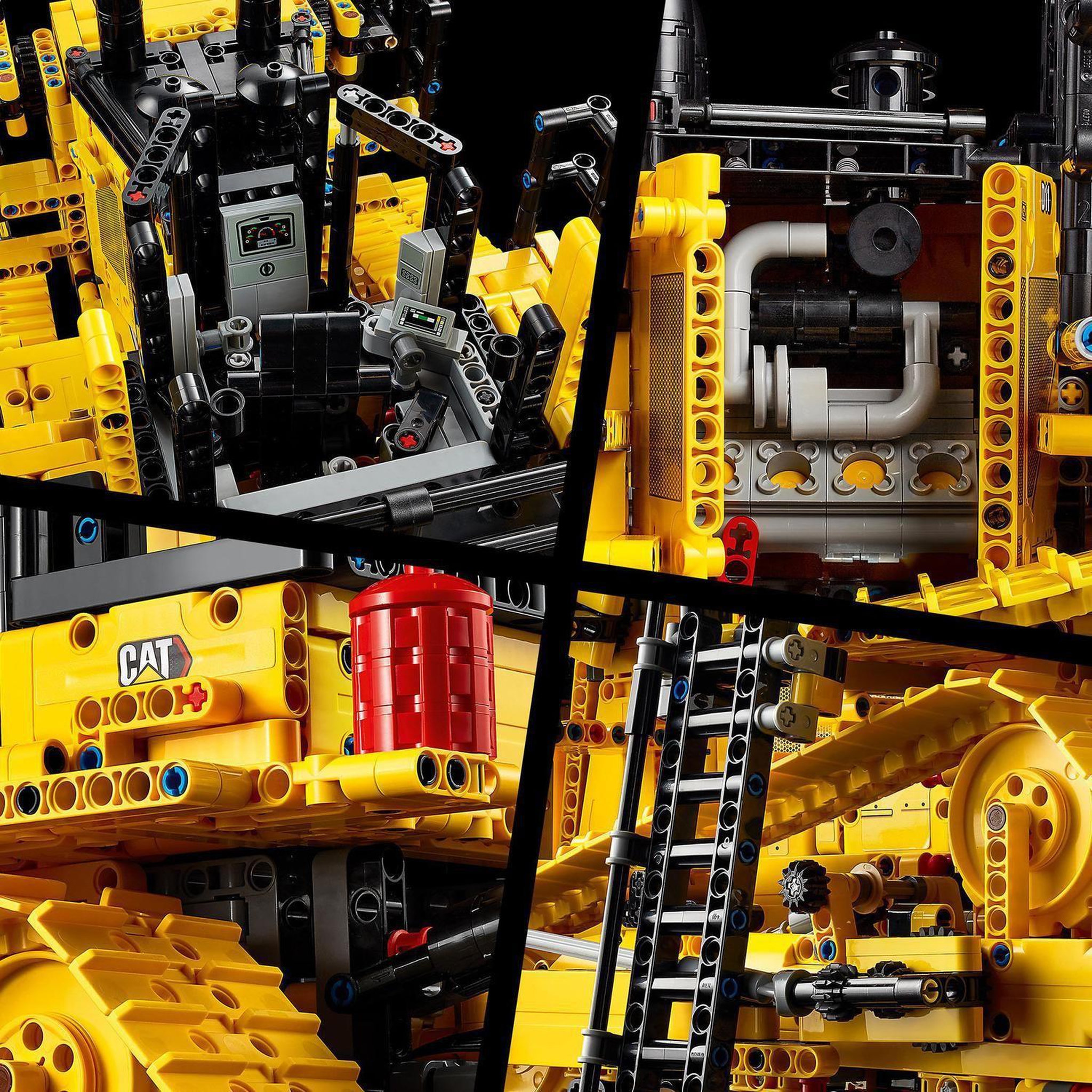 Voir la diapositive 5 : LEGO Technic 42131 Bulldozer D11 Cat Véhicule de Chantier Télécommandé avec Application