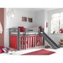 Voir la diapositive 2 : Paris Prix Pack - Lit Enfant Toboggan & Tente  Pino Cirque  Gris