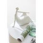Voir la diapositive 4 : Paris Prix Lot de 2 Statuettes Femmes Assises  Moderne  25cm Blanc