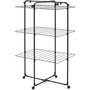 Voir la diapositive 1 : BRABANTIA Etendoir à linge Tour Hang on 23M Noir