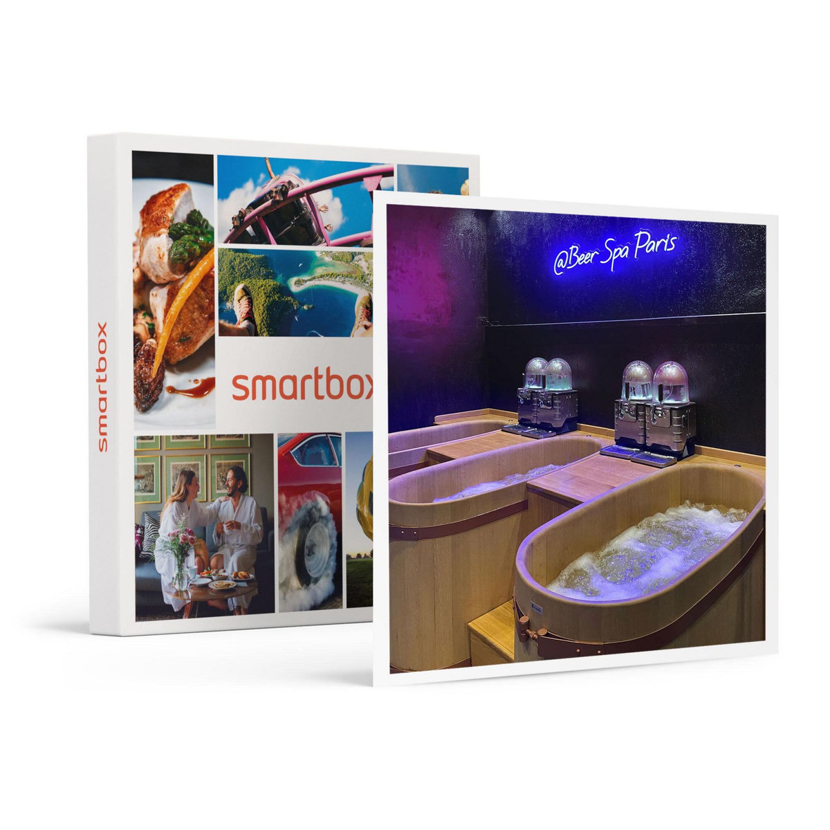 Smartbox Parenthèse insolite à Paris pour 2 : 1h d'accès au spa Bain de bière avec dégustation - Coffret Cadeau Bien-être
