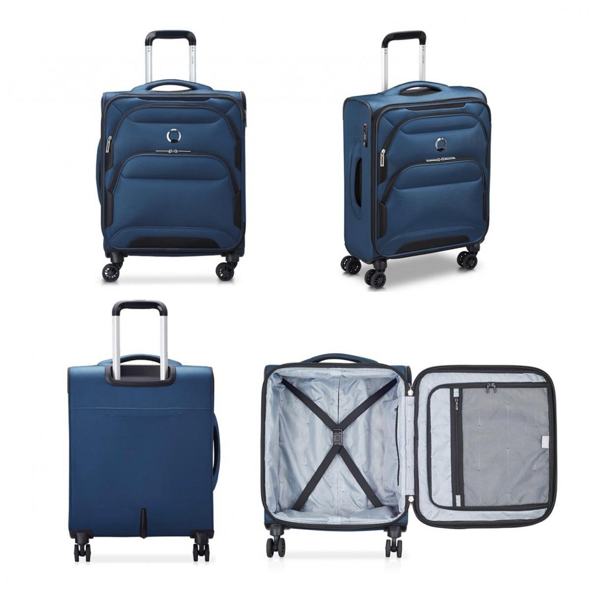 Delsey Valise cabine souple SkyMax 2.0 TSA 55cm