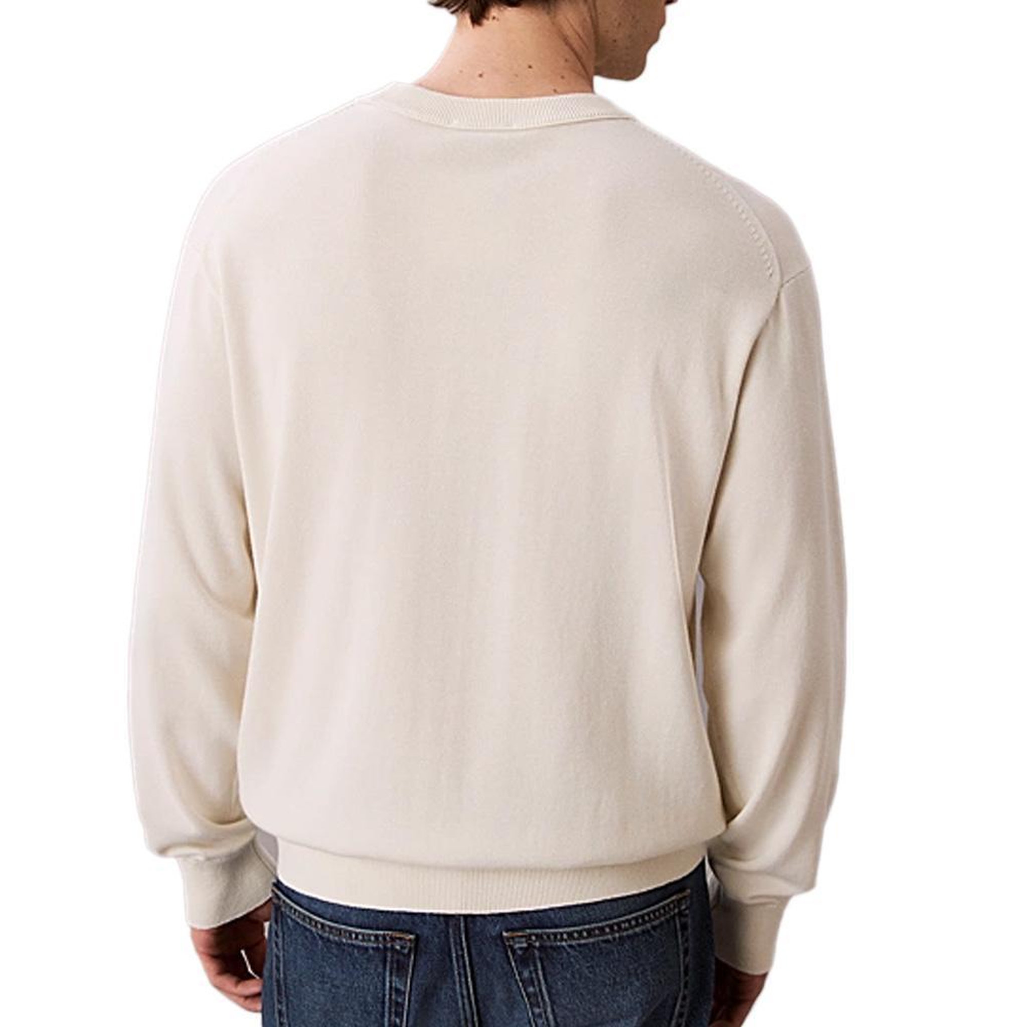 Voir la diapositive 2 : CALVIN KLEIN JEANS Sweat Beige Homme Calvin Klein Jeans Eu Ls Cotton Relaxed