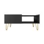 Voir la diapositive 4 : BEST MOBILIER Cali - table basse - effet marbre - 97 cm