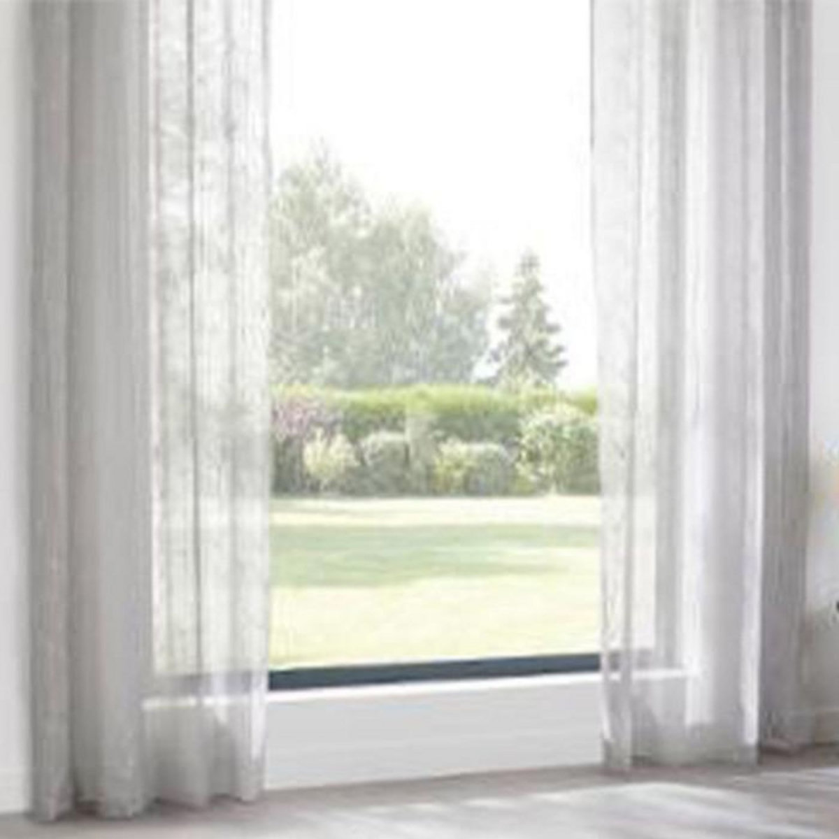 ATMOSPHERA Rideau Voilage à Œillets  Ruben  140x240cm Gris