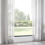 ATMOSPHERA Rideau Voilage à Œillets  Ruben  140x240cm Gris